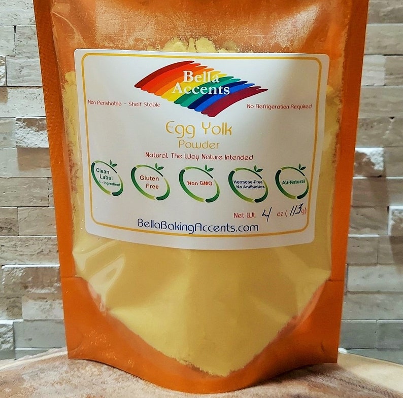 Egg Yolk Powder 100% Organic All-Natural Cat Allergies Use In Protein Powder, Baking Applications, Cooking, 1 ingredient egg yolks image 3