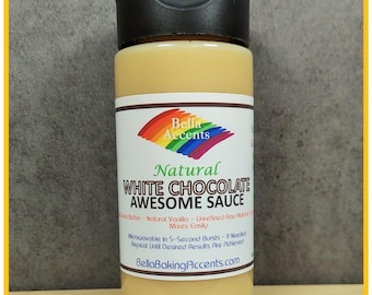 White Chocolate Natural Dessert Sauce - Gourmet Drizzle Topping