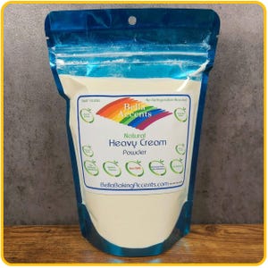 Bella Accents Organic Heavy Cream Powder Natural Organic Dairy Powders for cooking natural milk powder for baking organic coffee creamer natural creamer for tea