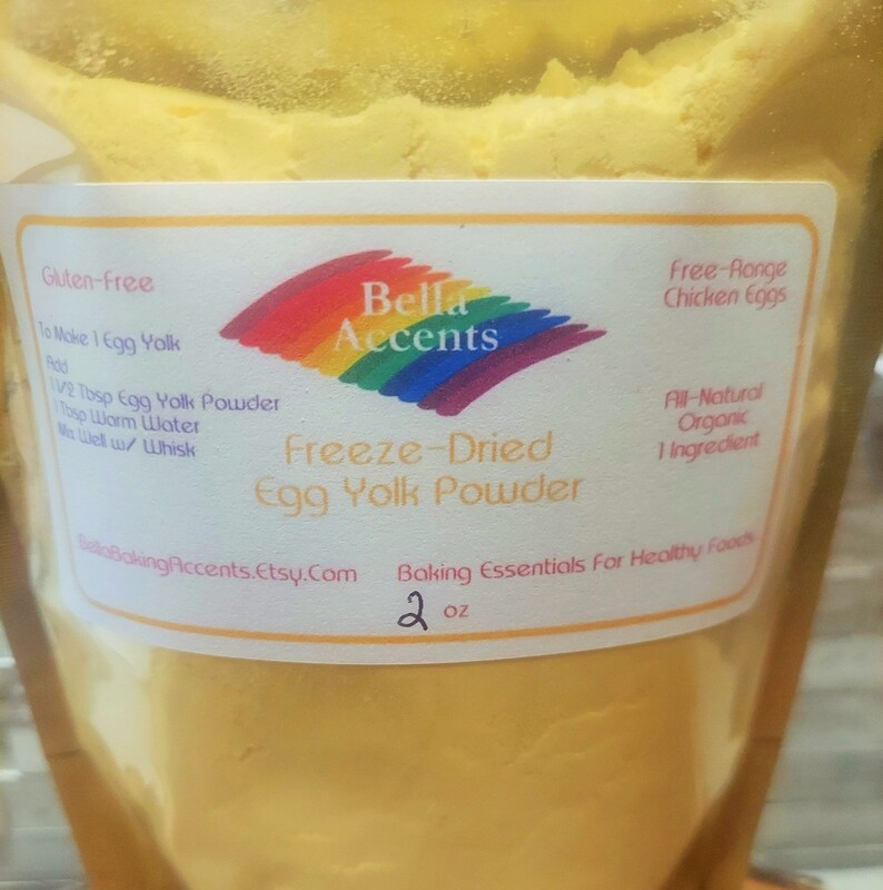 Egg Yolk Powder 100 Organic Allnatural Cat Allergies Etsy