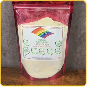 Raw Unrefined Natural Caster Sugar - Natural Turbinado Caster Sugar - Raw Sugars- Unrefined Organic Sugars