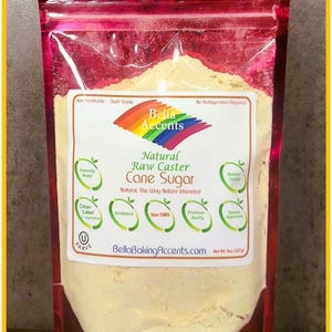 Raw Unrefined Natural Caster Sugar - Natural Turbinado Caster Sugar - Raw Sugars- Unrefined Organic Sugars