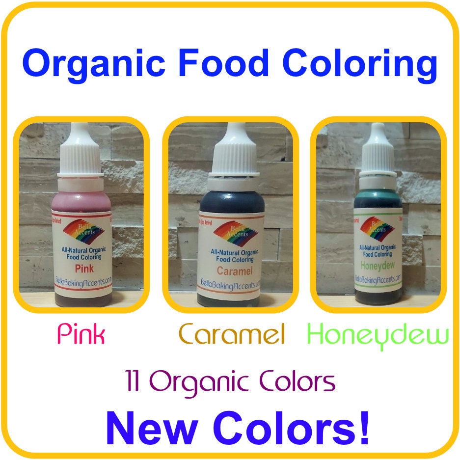 Buy Organic Food Coloring All-natural Chemical Free Food Coloring 11  Beautiful Colors Plant, Vegetable, and Fruit Based Food Coloring Online in  India 