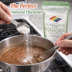 Arrowroot Powder Natural Thickener Gluten Free Cornstarch Alternative Bella Accents