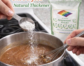 Arrowroot Powder Natural Thickener Gluten Free Cornstarch Alternative Bella Accents