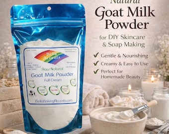 Natural Goat Milk Powder for Skincare DIY Soap Lotion Bath Cosmetic Ingredient