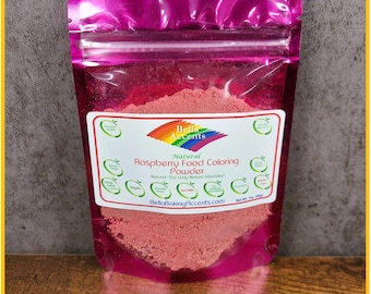 All-Natural Raspberry Food Coloring Powder: Freeze-Dried Fruit Based