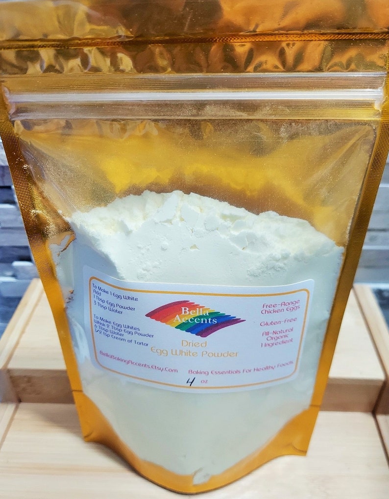 Organic Egg White Powder Allnatural Dried Egg Whites Use Etsy