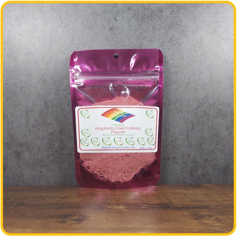 All-natural Raspberry Food Coloring Powder: Freeze-dried Fruit Based - Etsy