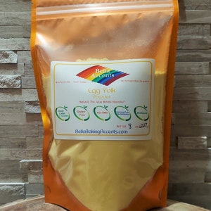 Organic Egg Yolk Powder - All-Natural Egg Yolk Powder - Free-Range Chicken Eggs - Cat Allergy Relief