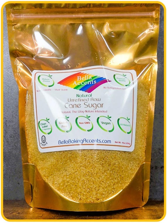 Unrefined Raw Cane Sugar: All-Natural Vegan Sweetener