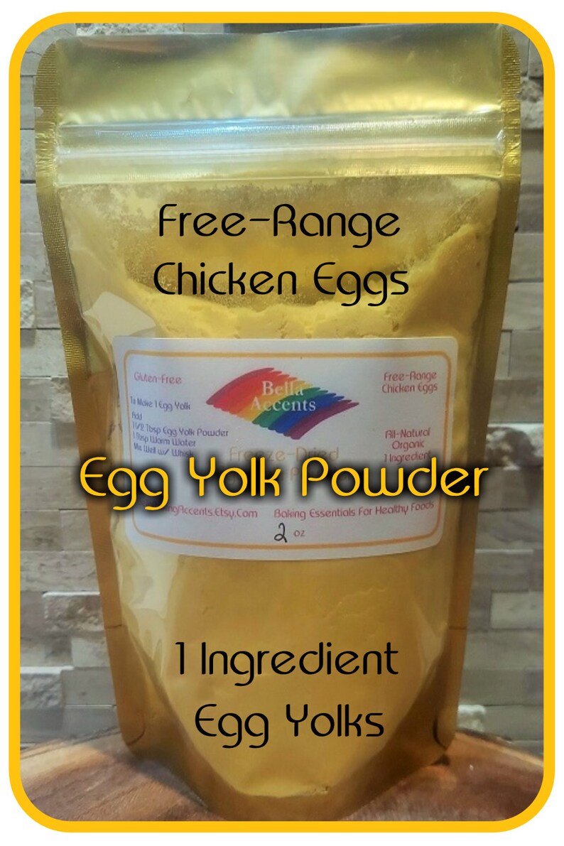 Egg Yolk Powder 100 Organic Allnatural Cat Allergies Etsy