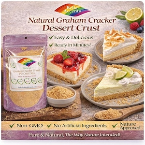 Mezcla natural de galletas Graham para masa de tarta de postres / Bella Accents