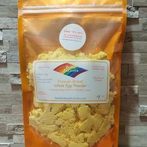 Whole Egg Powder Organic 1 Ingredient Eggs, Perfect Scrambled Eggs, Baking Recipes Cat Allergies, All-Natural Freeze-Dried Egg Powder image 9