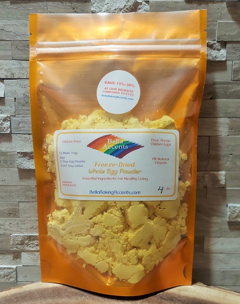 Whole Egg Powder Organic 1 Ingredient Eggs, Perfect Scrambled Eggs, Baking Recipes Cat Allergies, All-Natural Freeze-Dried Egg Powder image 9