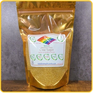 Natural Unrefined Raw Sugar Cane 16oz Package