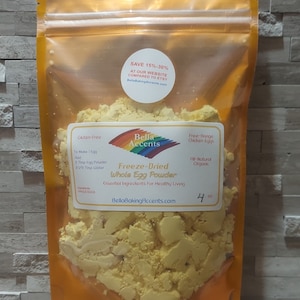 Whole Egg Powder Organic 1 Ingredient Eggs, Perfect Scrambled Eggs, Baking Recipes Cat Allergies, All-Natural Freeze-Dried Egg Powder image 6