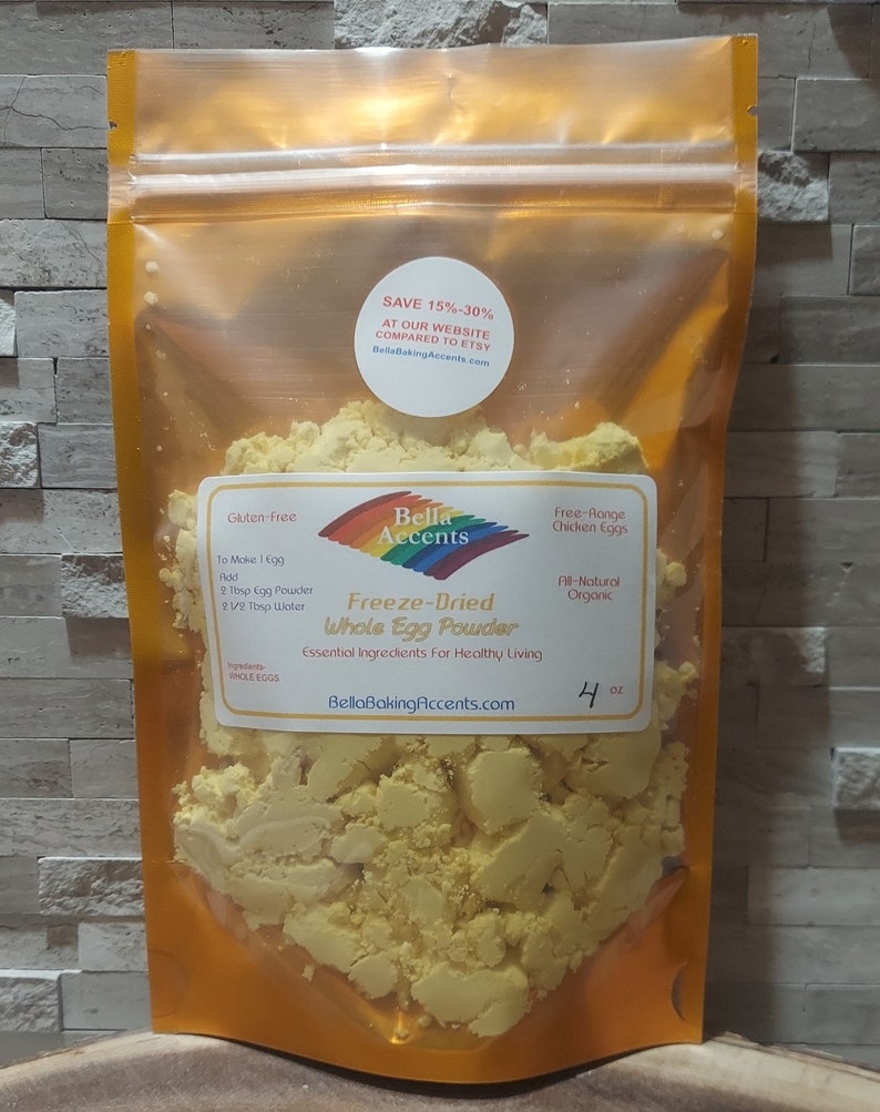 Whole Egg Powder Organic 1 Ingredient Eggs, Perfect Scrambled Eggs, Baking Recipes Cat Allergies, All-Natural Freeze-Dried Egg Powder image 6