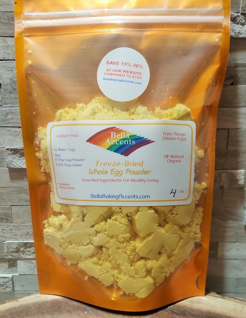 Whole Egg Powder Organic 1 Ingredient Eggs, Perfect Scrambled Eggs, Baking Recipes Cat Allergies, All-Natural Freeze-Dried Egg Powder image 10
