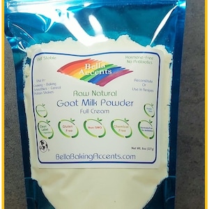 Raw Goat Milk Powder: Full Cream, All Natural, Lactose-Friendly