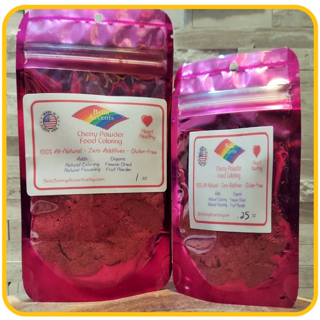 Organic Cherry Food Coloring Powder Add Natural Flavor, Texture, and