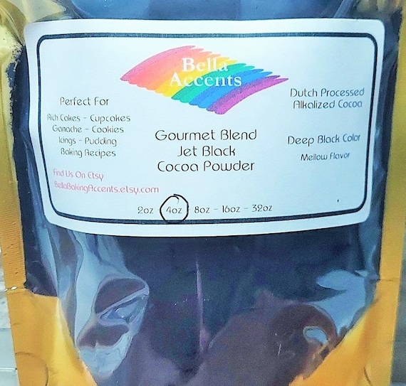 Jet Black Cocoa Powder Dutch Processed Black Cocoa Powder