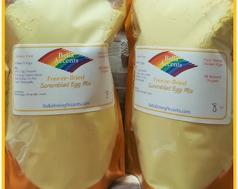 Scrambled Egg Mix - 100% Organic - Makes the perfect scrambled eggs, omelets, breakfast burritos  - Organic All-Natural Scrambled Egg Powder