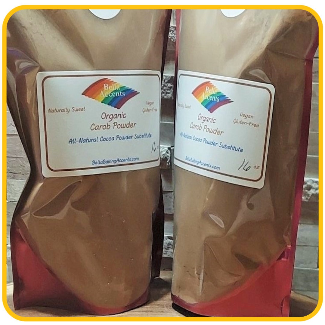 Organic Carob Powder Natural Alternative to Cocoa Powder Naturally