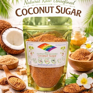 Unrefined Coconut Sugar - Etsy