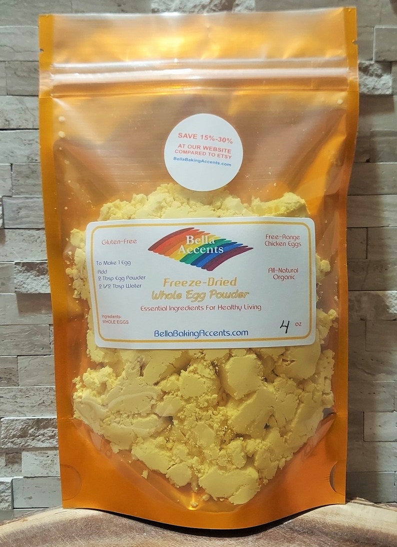 Whole Egg Powder Organic 1 Ingredient Eggs, Perfect Scrambled Eggs, Baking Recipes Cat Allergies, All-Natural Freeze-Dried Egg Powder image 8