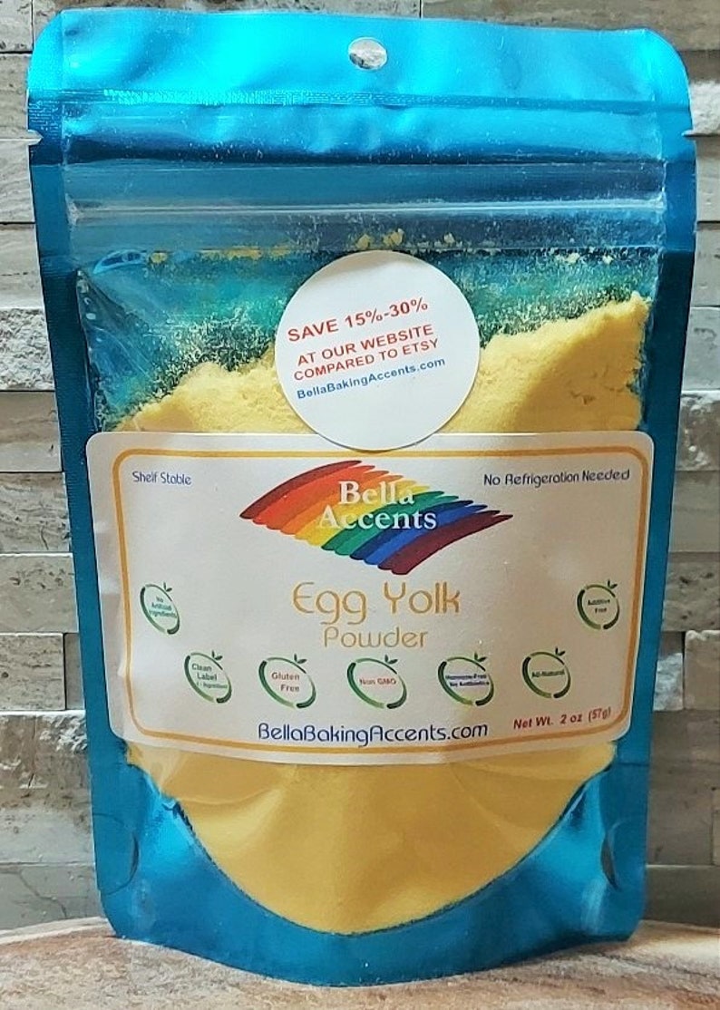 Organic Egg Yolk Powder - All-Natural Egg Yolk Powder - Free-Range Chicken Eggs - Cat Allergy Relief