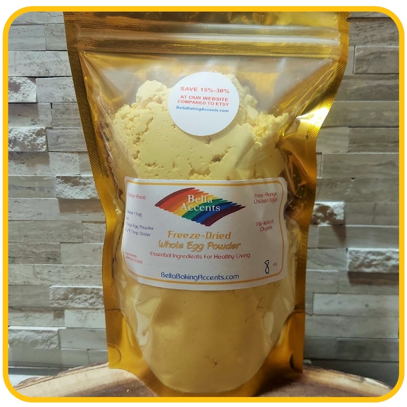 Organic Whole Egg Powder - Free Range Chicken Egg Powder - Cat Allergy Relief