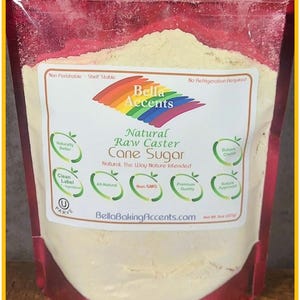 Raw Unrefined Natural Caster Sugar - Natural Turbinado Caster Sugar - Raw Sugars- Unrefined Organic Sugars