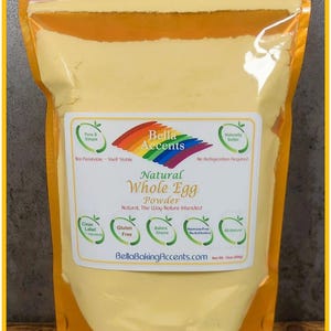 Whole Egg Powder Single Ingredient Eggs Scrambled Eggs Baking Recipes Natural Cat Allergy Relief All Natural Freeze-Dried Egg Powder
