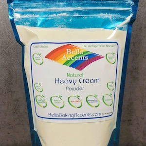 Bella Accents Organic Heavy Cream Powder Natural Organic Dairy Powders for cooking natural milk powder for baking organic coffee creamer natural creamer for tea