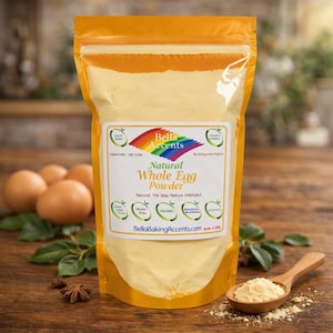 Polvere di uova intere naturali: per cottura al forno, cucina, integratore per animali domestici, ingrediente a lunga conservazione