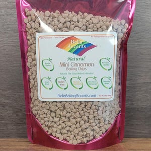 Mini Cinnamon Chips | Natural Spiced Baking Morsels for Cookies, Muffins & Holiday Treats