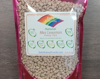 Mini Cinnamon Chips | Natural Spiced Baking Morsels for Cookies, Muffins & Holiday Treats