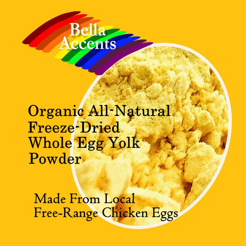 Egg Yolk Powder 100 Organic Allnatural Cat Allergies Etsy