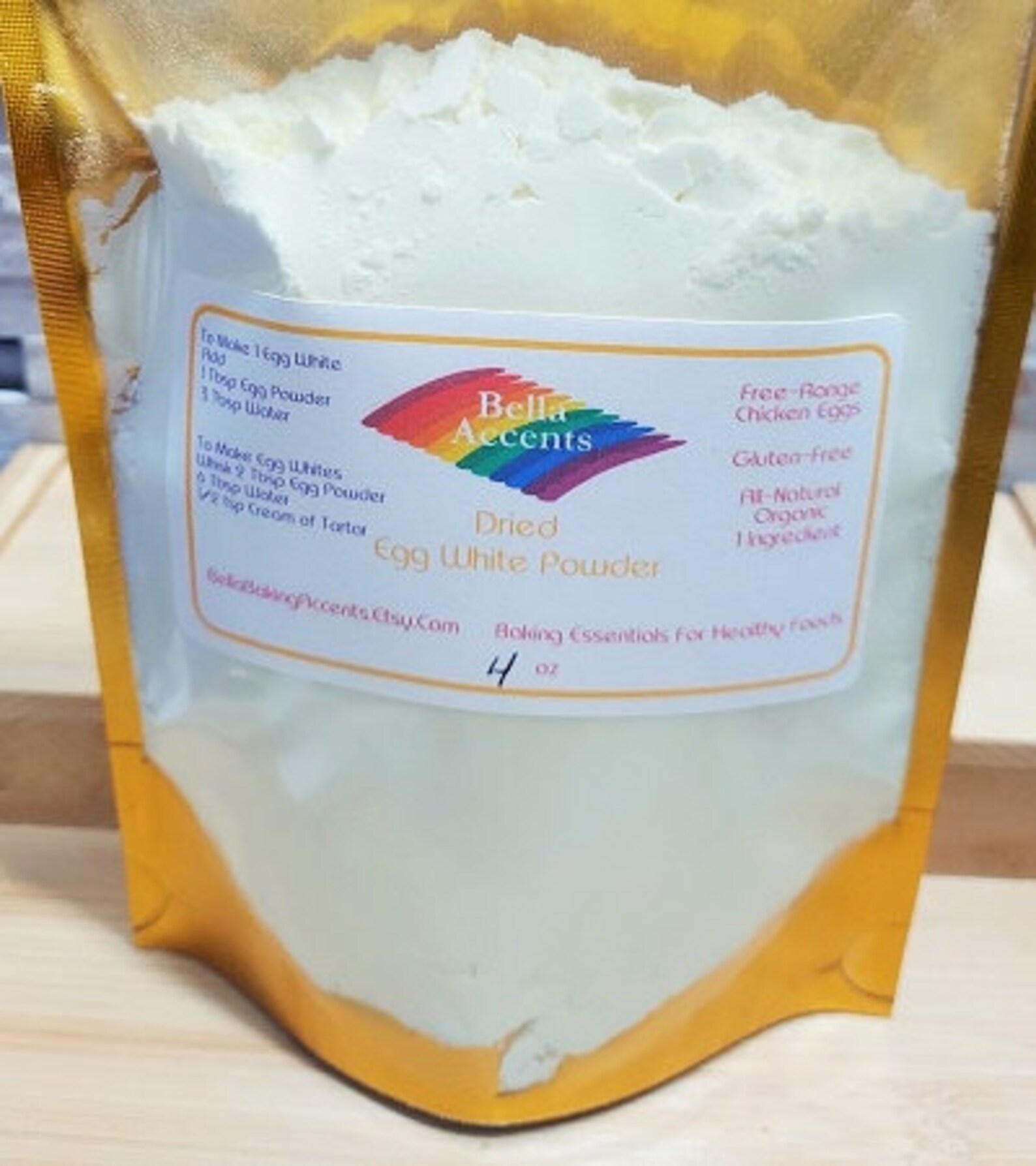 Organic Egg White Powder Allnatural Dried Egg Whites Use Etsy