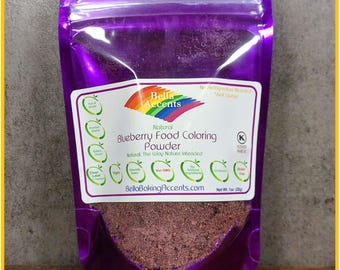 Natural Blueberry Food Coloring: Freeze-Dried Fruit Powder