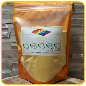 Organic Egg Yolk Powder - All-Natural Egg Yolk Powder - Free-Range Chicken Eggs - Cat Allergy Relief