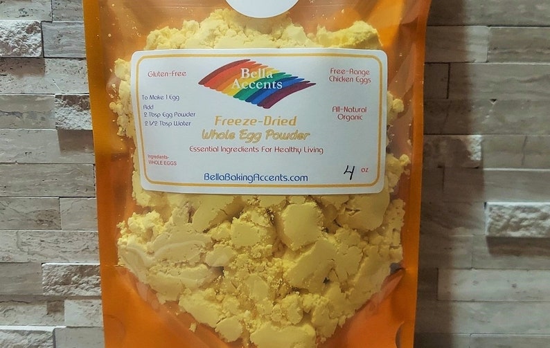 Whole Egg Powder Organic 1 Ingredient Eggs, Perfect Scrambled Eggs, Baking Recipes Cat Allergies, All-Natural Freeze-Dried Egg Powder image 5