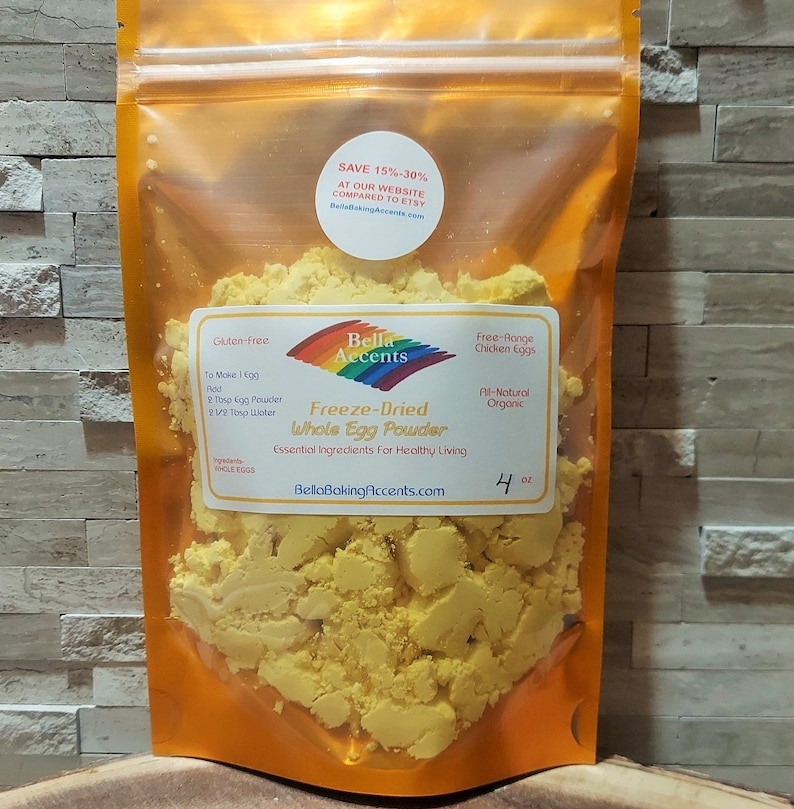 Whole Egg Powder Organic 1 Ingredient Eggs, Perfect Scrambled Eggs, Baking Recipes Cat Allergies, All-Natural Freeze-Dried Egg Powder image 7