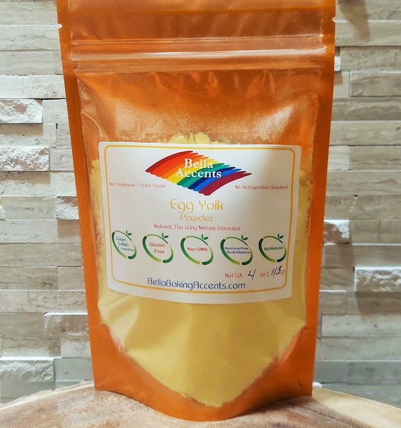 Organic Egg Yolk Powder - All-Natural Egg Yolk Powder - Free-Range Chicken Eggs - Cat Allergy Relief