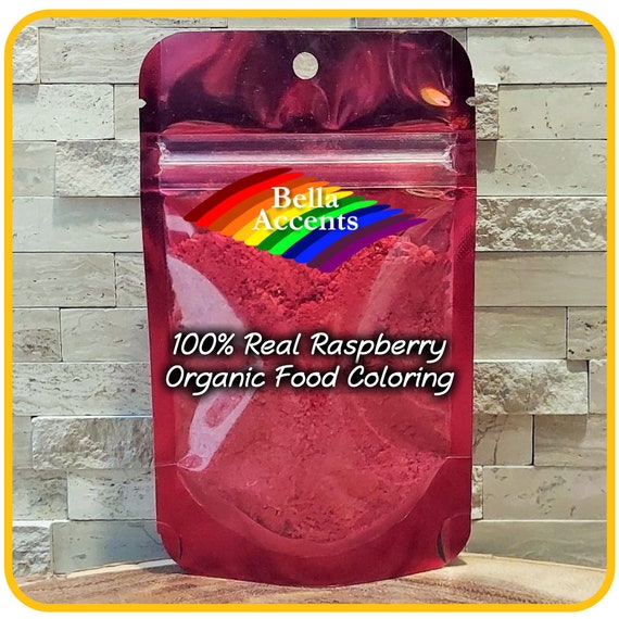 Raspberry Food Coloring 100% All-natural Freeze-dried Raspberry Powder Add  Natural Flavor, Texture, and Coloring to Baking Pink to Red 