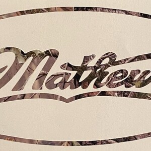 Mathews Pink Decal – 6 X 2.5 Inches