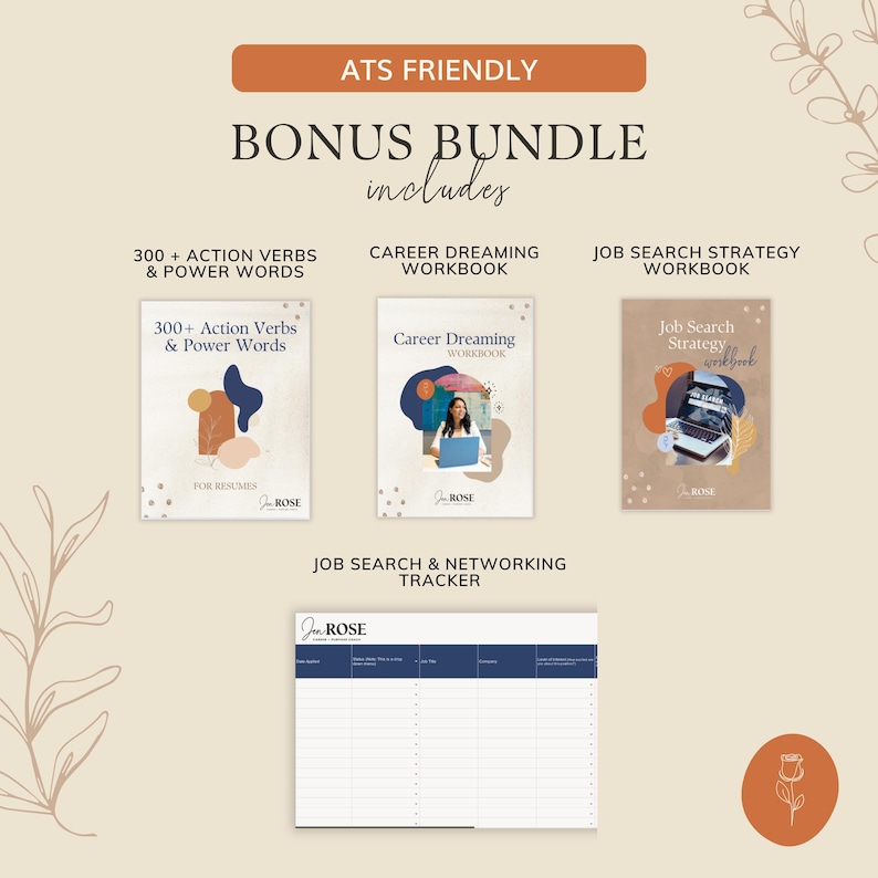 Ats Reference Guide ATS Resume Template Bundle | Resume, Cover Letter & Linkedin Template ...