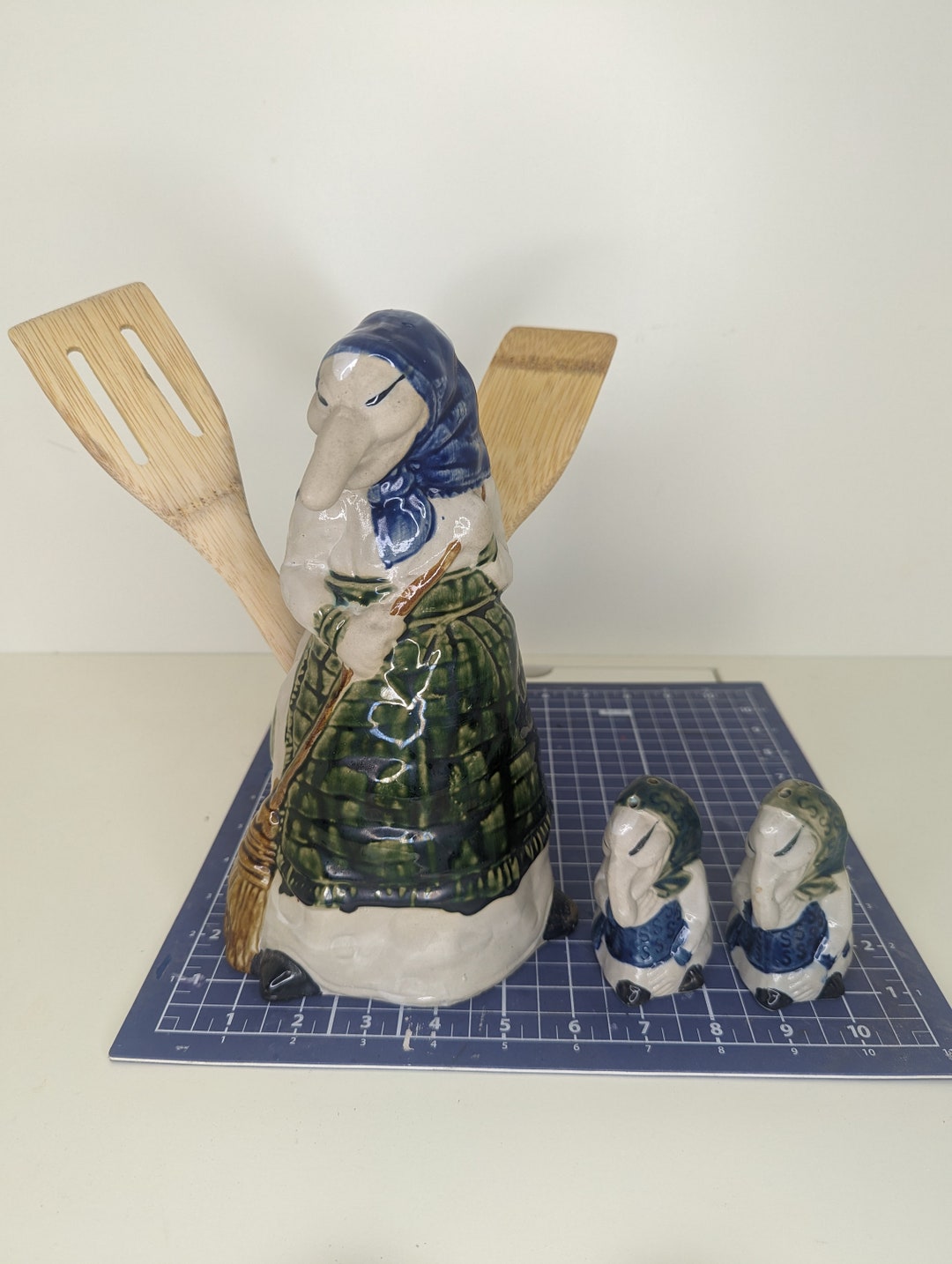 Your Choice of Kitchen Witch Utensil Holder - Etsy