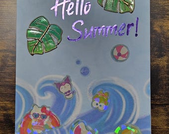 Sanrio "Hello Summer" Greeting Card